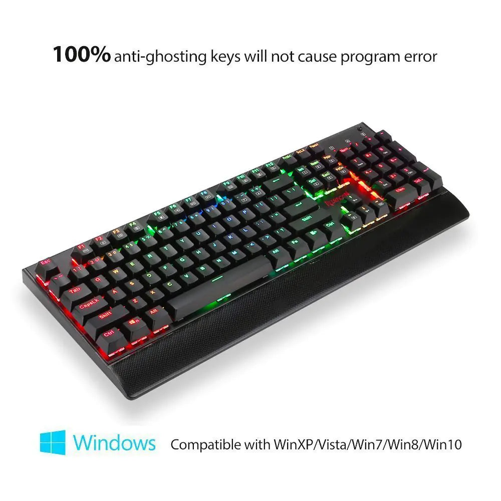Redragon K557 RGB Mechanical Gaming Keyboard 104 Keys