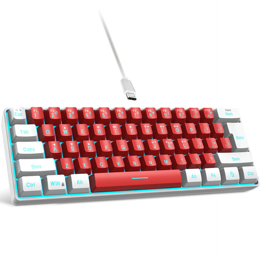 61-Key RGB Gaming Membrane Keyboard